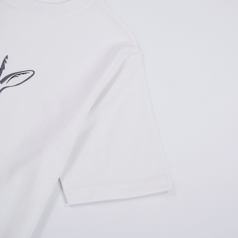 Футболка Burberry Pair Of Rabbits Print "White" фото № 3