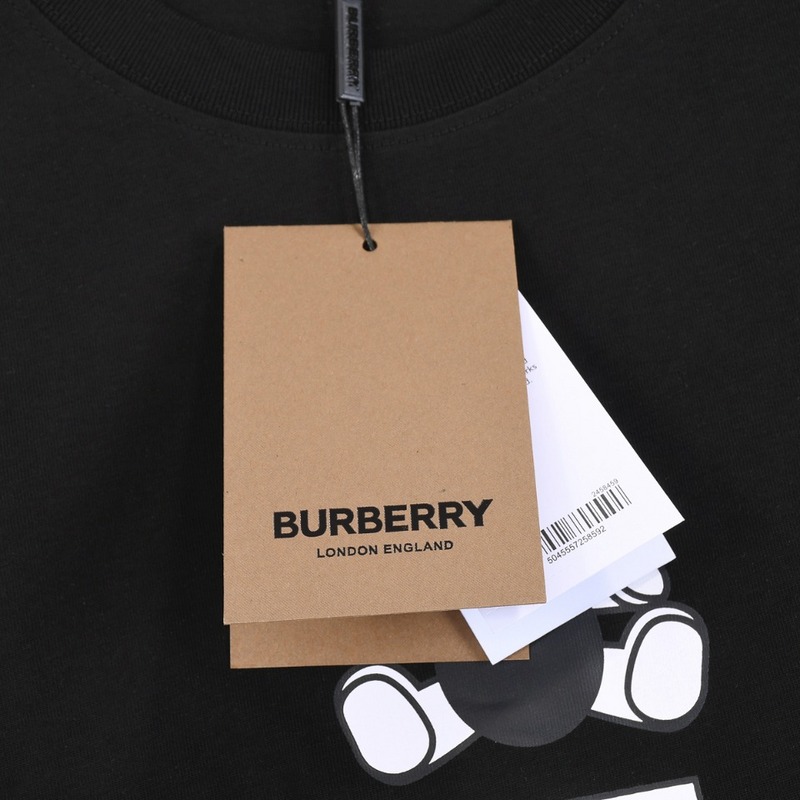 Футболка Burberry Toy Print And Logo "Black" фото № 2