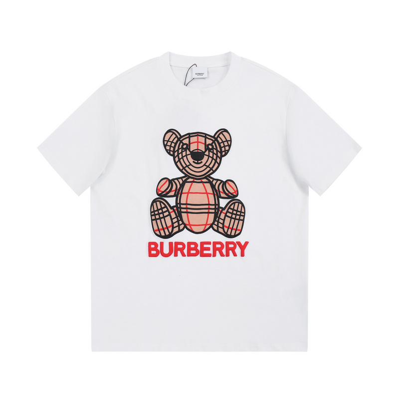 Футболка Burberry With Bright Inscription And Toy Print "White" фото № 8