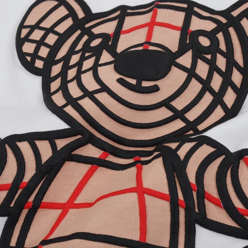 Футболка Burberry With Bright Inscription And Toy Print "White" фото № 4