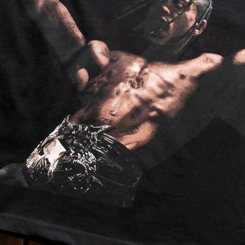 Футболка Cactus Jack Merch Man With Wide Belt "Black" фото № 6