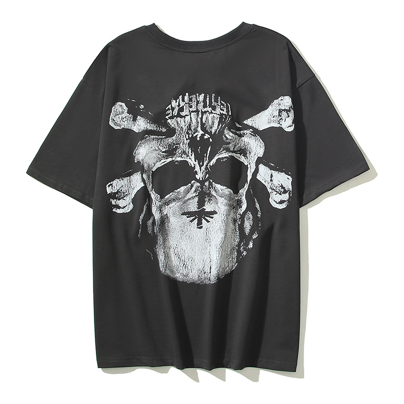Футболка Cactus Jack Merch Skull And Bones "Black" фото № 3
