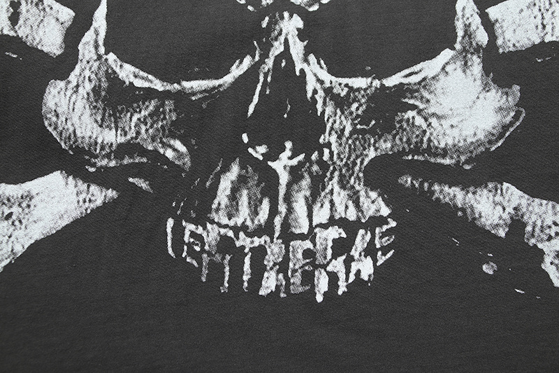 Футболка Cactus Jack Merch Skull And Bones "Black" фото № 8