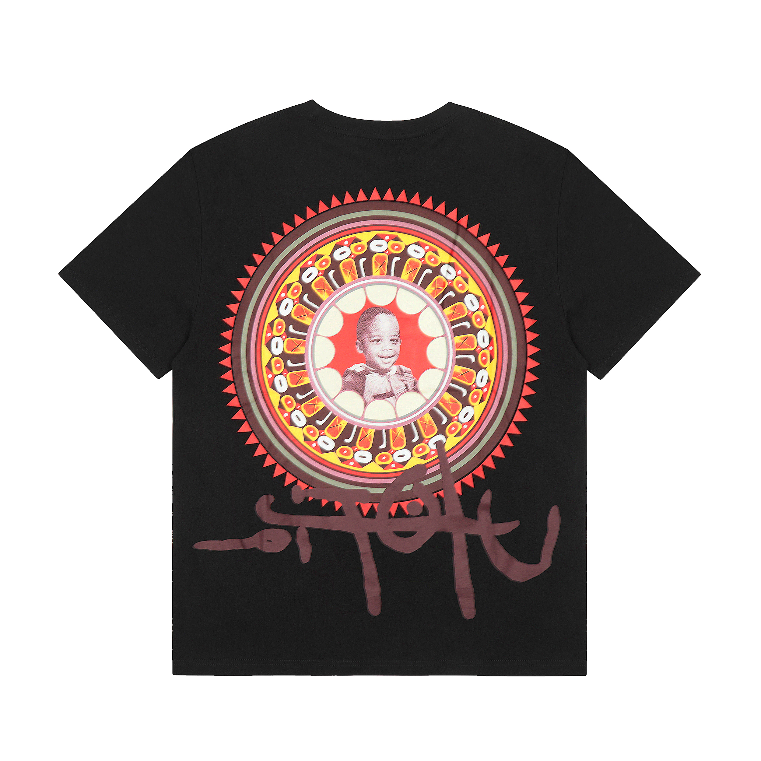 Футболка Cactus Jack Merch Utopia Mandala Kid "Black" фото № 2