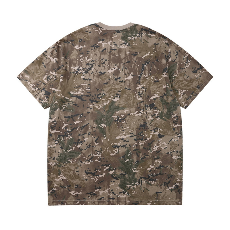 Футболка Carhartt Plain With The Inscription "Brown/Green" фото № 2