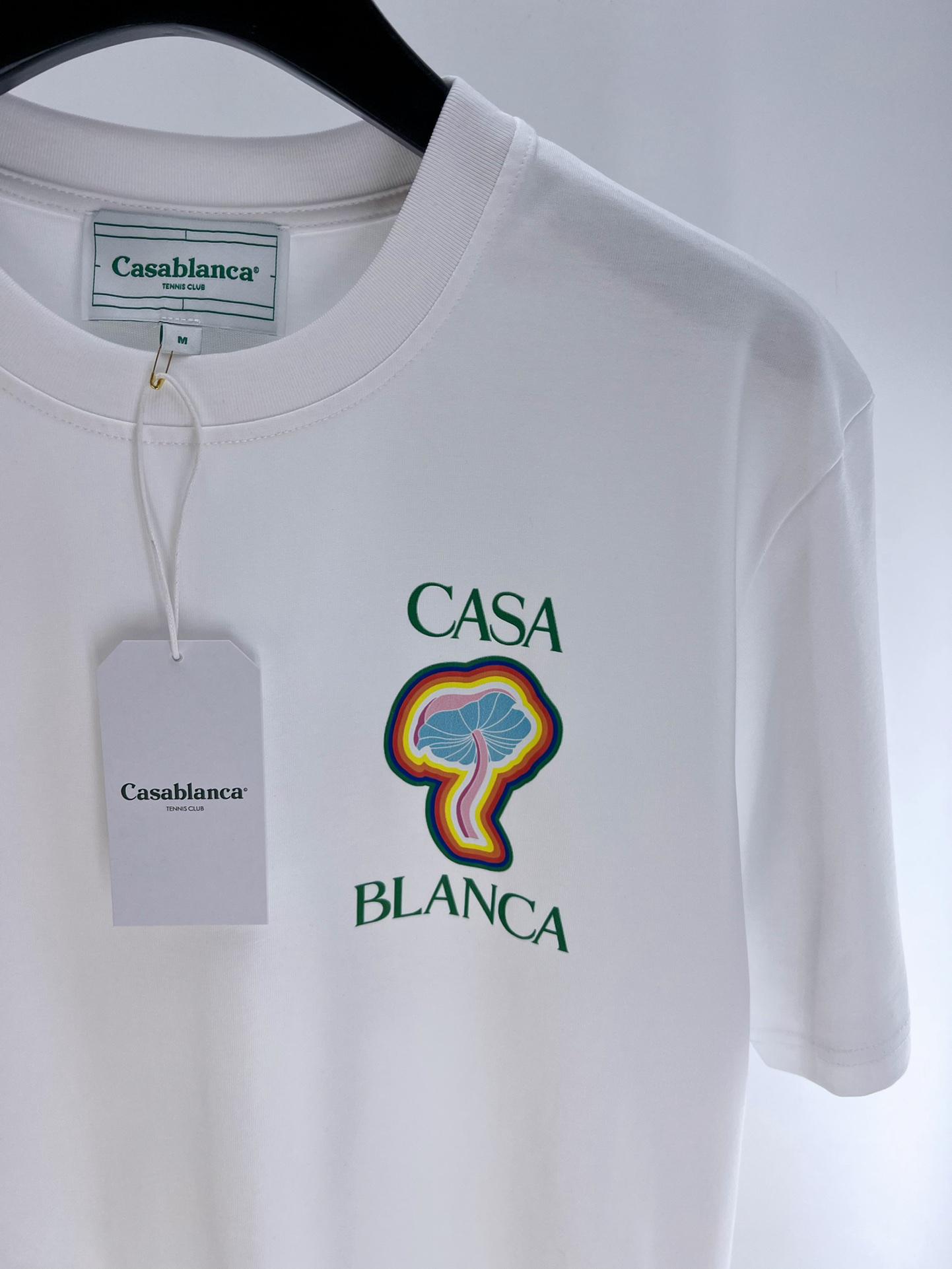 Футболка Casablanca Atributs And Logos Of Casablanca "White" фото № 2