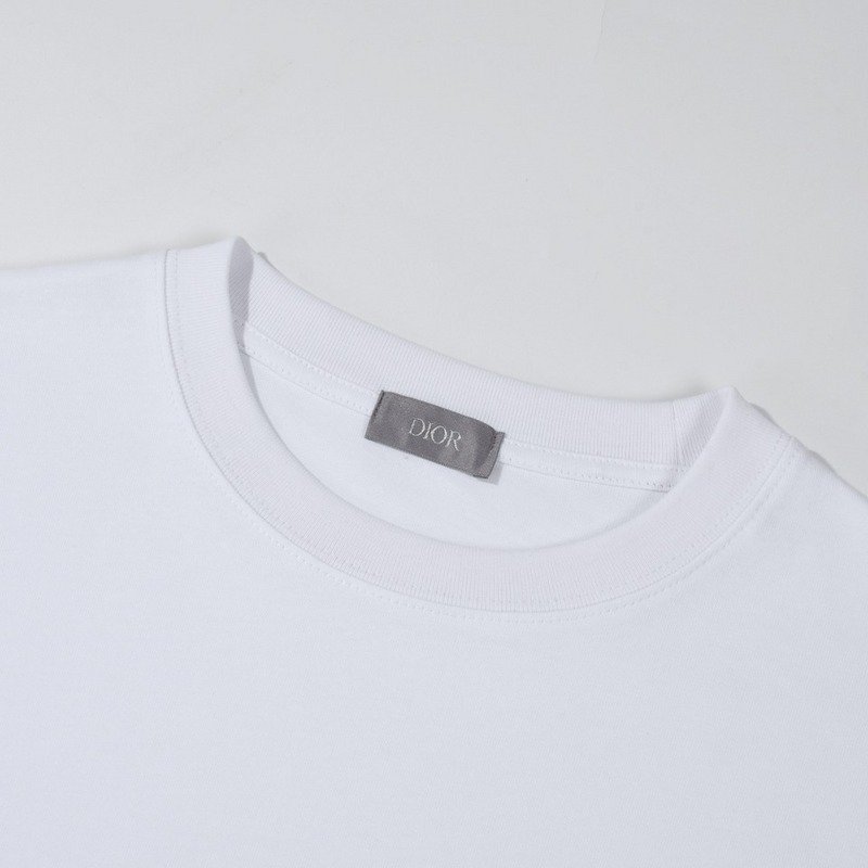 Футболка Christian Dior Flower Logo "White" фото № 7