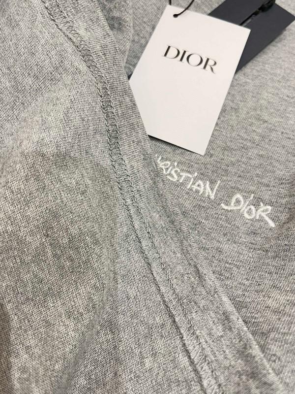 Футболка Christian Dior Frontside Little Logotype "Gray" фото № 7