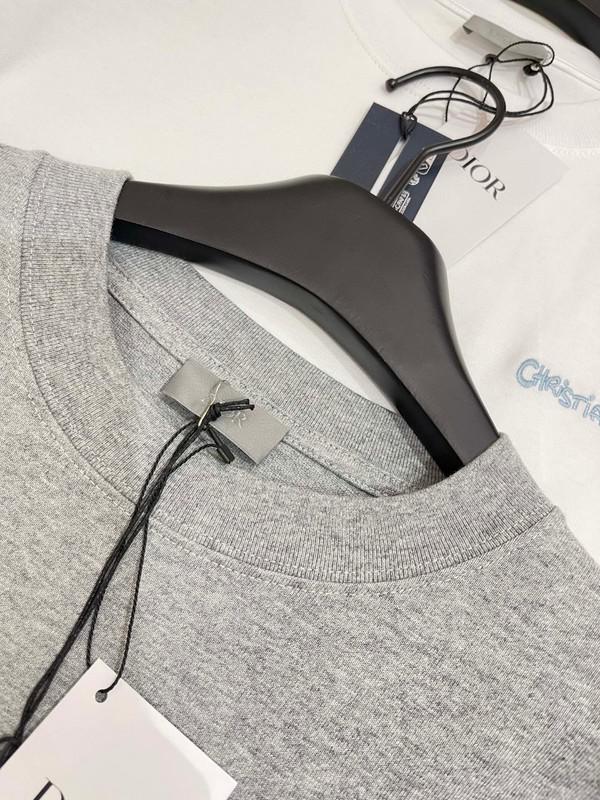 Футболка Christian Dior Frontside Little Logotype "Gray" фото № 3