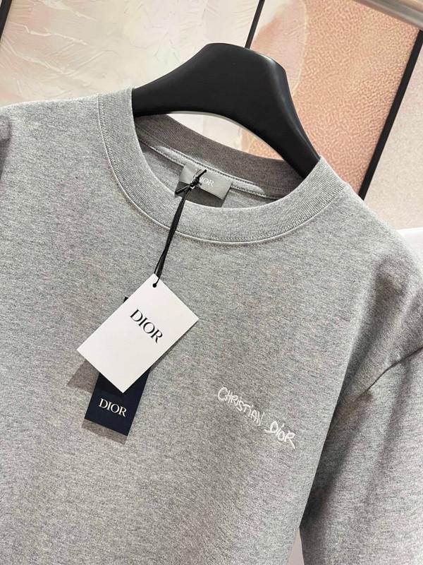 Футболка Christian Dior Frontside Little Logotype "Gray" фото № 2