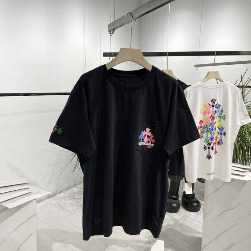 Футболка Chrome Hearts Lots Of Crosses Print "Black" фото № 3