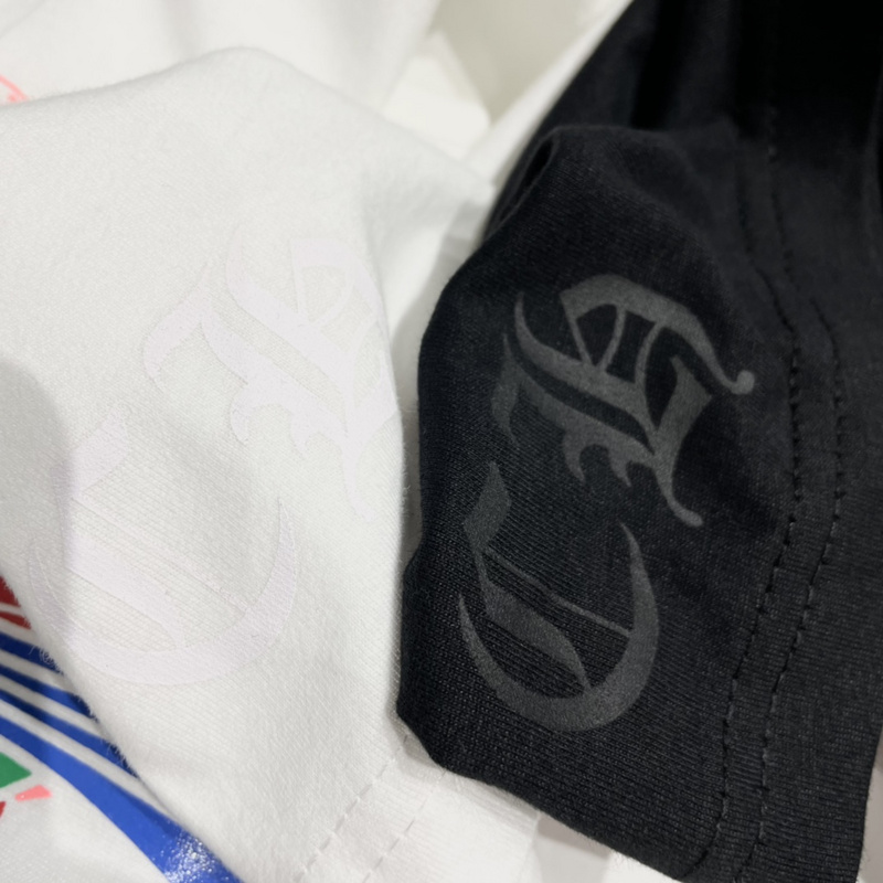 Футболка Chrome Hearts Lots Of Crosses Print "Black" фото № 5