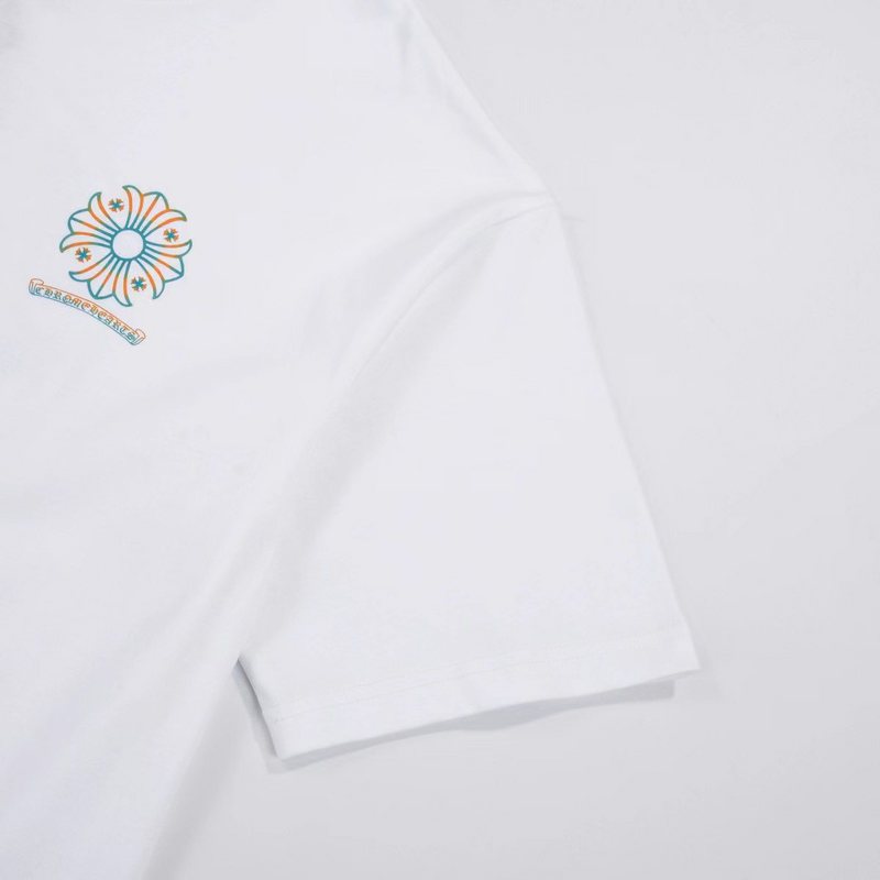 Футболка Chrome Hearts With Bright Logo "White" фото № 2