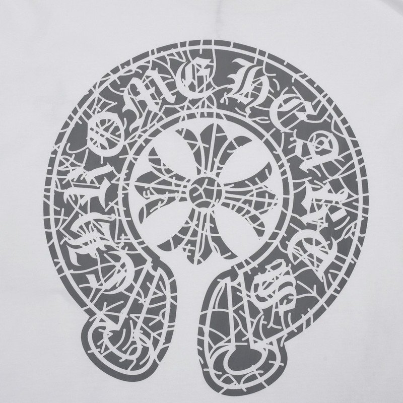 Футболка Chrome Hearts With Brand Emblem On The Back "White" фото № 4