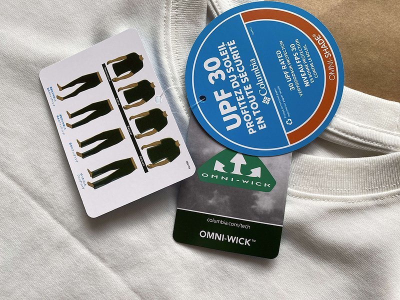 Футболка Columbia With Picture Of Mountains "White" фото № 9