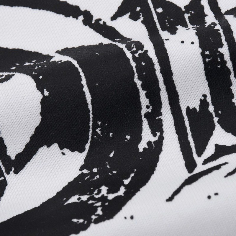 Футболка Dior With Three-Dimensional Text Logo Print "White" фото № 5