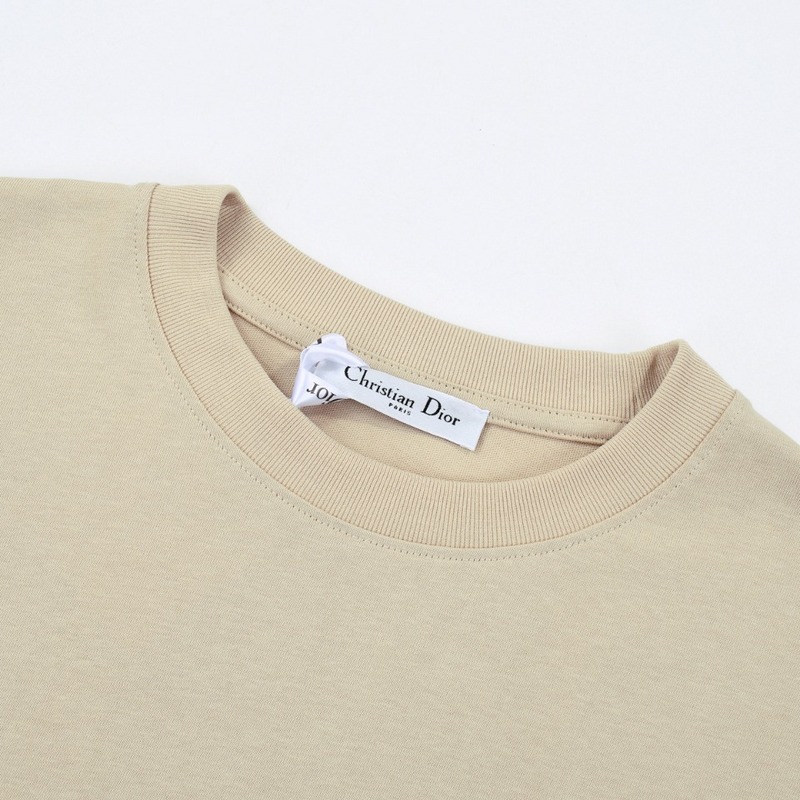 Футболка Dior Landscape In The Logo "Beige" фото № 6