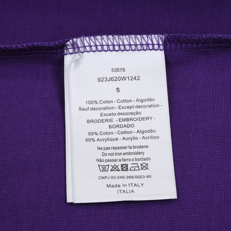 Футболка Dior With Wreath Of Flowers "Violet" фото № 2