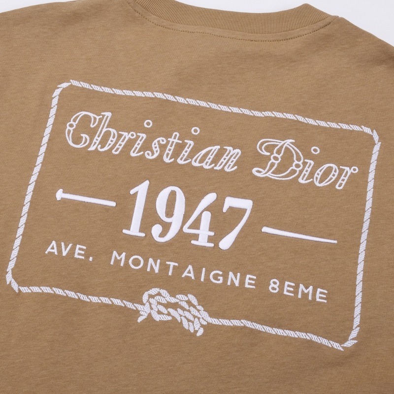 Футболка Dior Patch Pocket "Brown" фото № 2