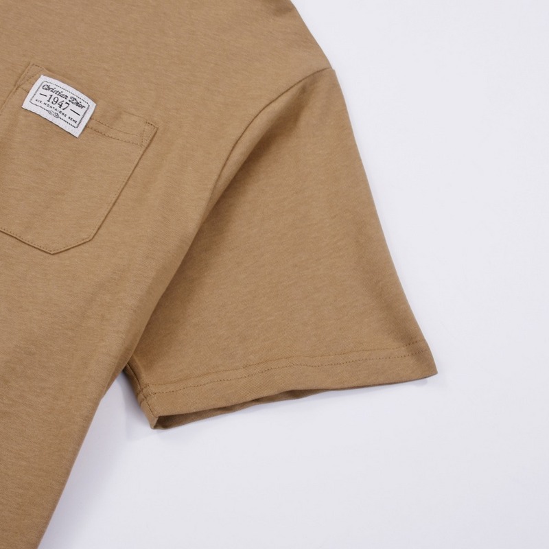 Футболка Dior Patch Pocket "Brown" фото № 4