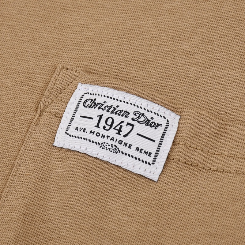 Футболка Dior Patch Pocket "Brown" фото № 7