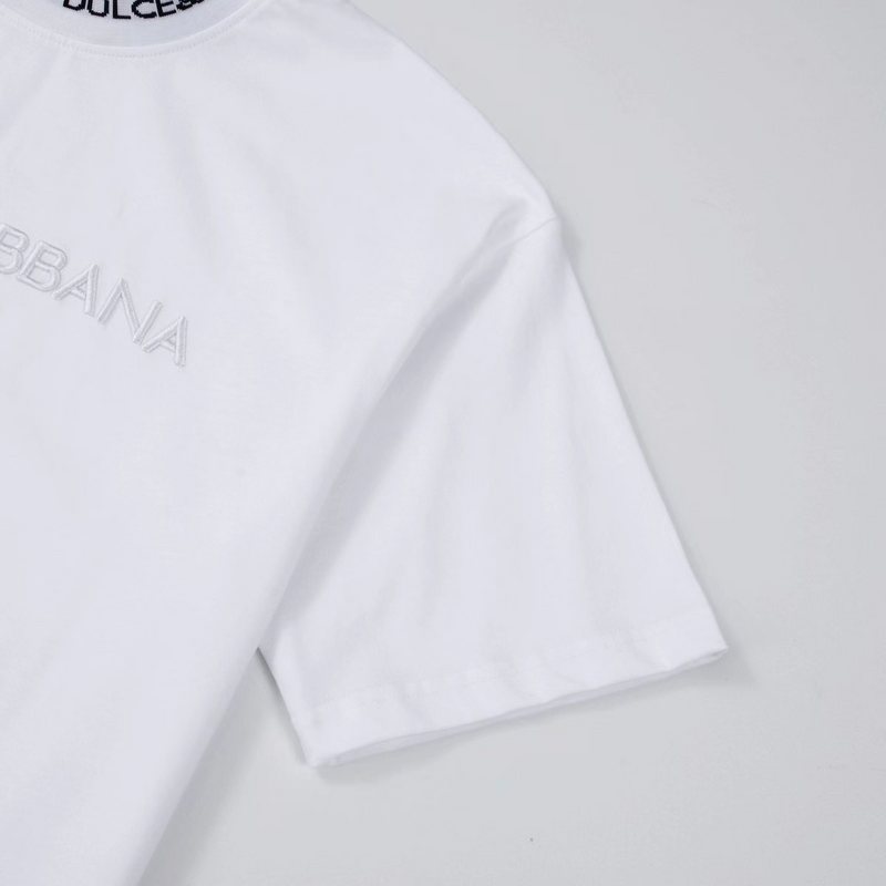 Футболка Dolce Gabbana With A Print Of Different Logos "White" фото № 7