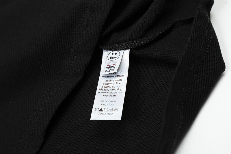 Футболка Drew House Smiley Without A Mouth "Black" фото № 3