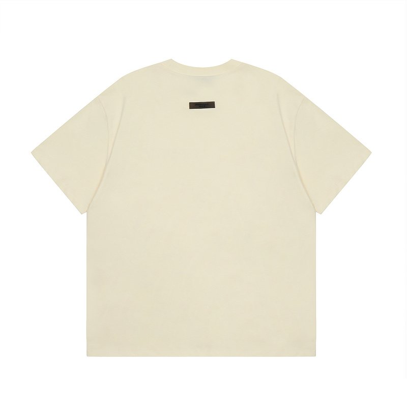 Футболка Fear Of God With A Text Logo "Cream" фото № 2