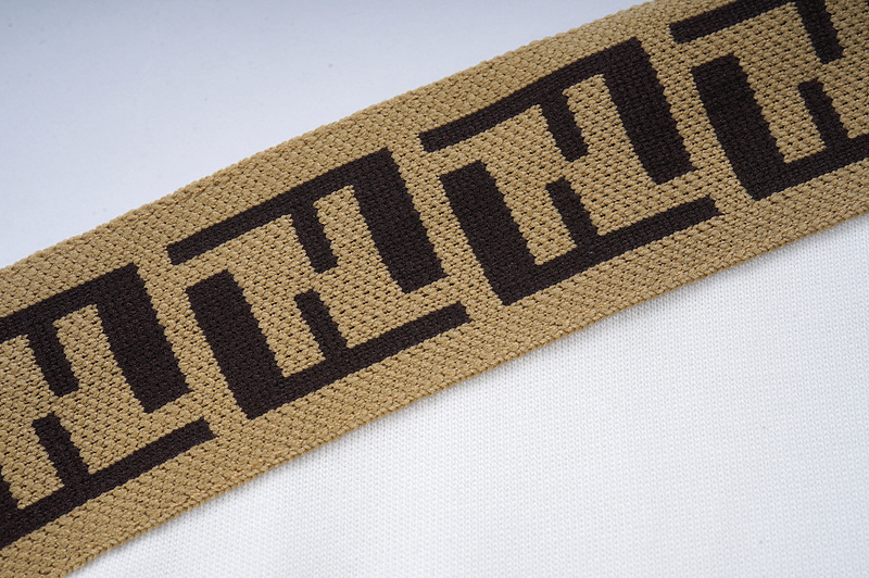 Футболка Fendi Sleeves With Brand Patterns "White" фото № 3