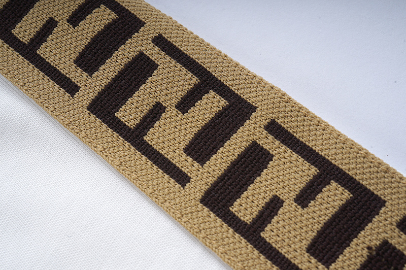 Футболка Fendi Sleeves With Brand Patterns "White" фото № 6