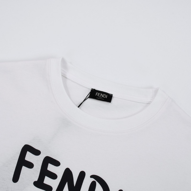 Футболка Fendi Hidden Under The Box "White" фото № 7