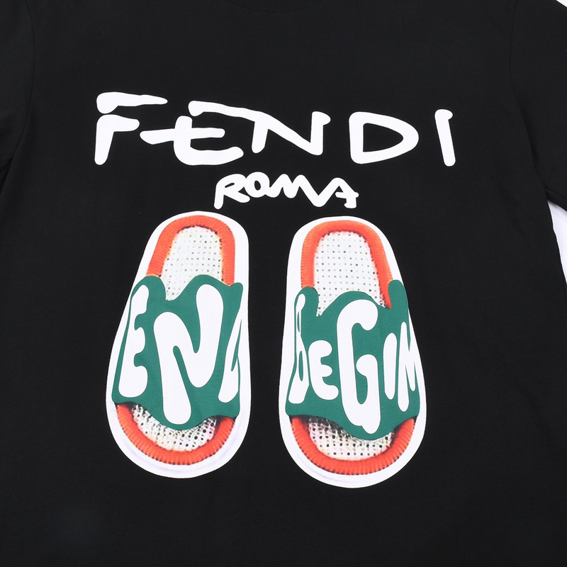 Футболка Fendi Slates "Black" фото № 4