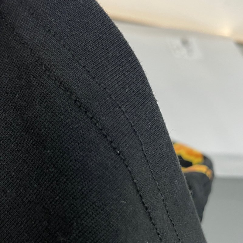 Футболка Fendi Fire Letter Print "Black" фото № 7