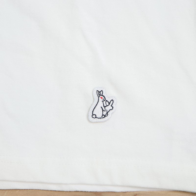 Футболка FR2 Pair Of Rabbits Above Inscription "White" фото № 5