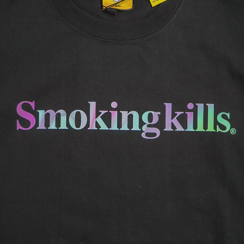 Футболка FR2 Inscription Smoking Kills "Black" фото № 6