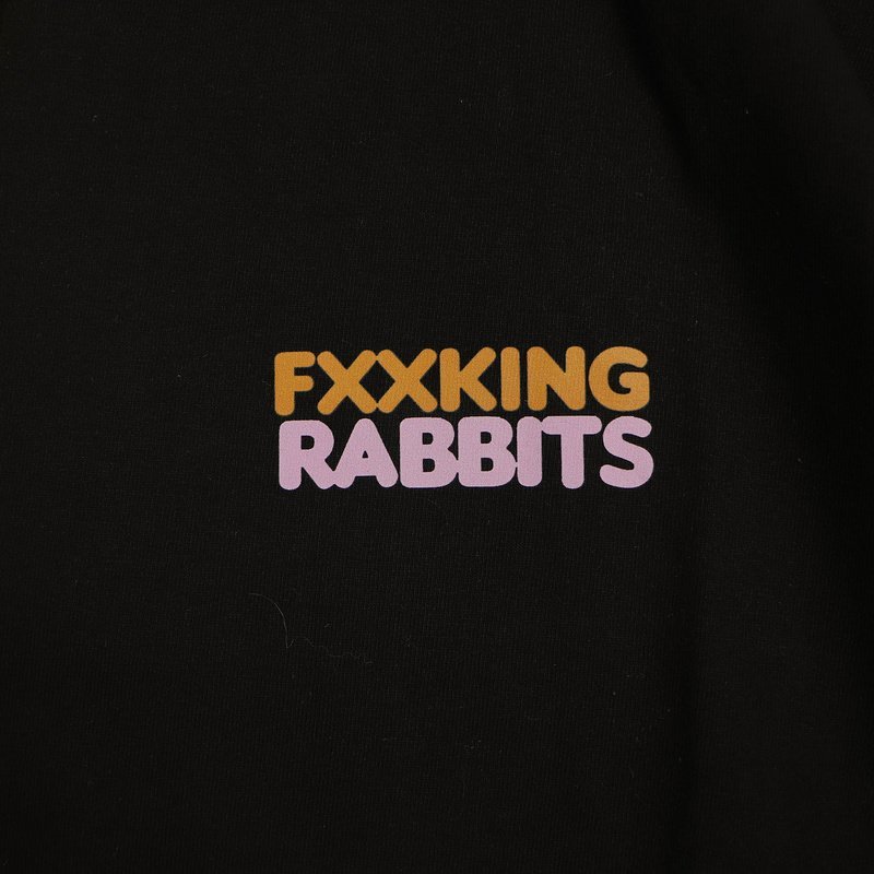 Футболка FR2 Rabbit In A Donut "Black" фото № 3