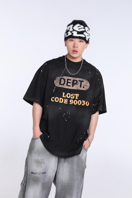 Футболка Gallery Dept Lost Code "Black" фото № 4