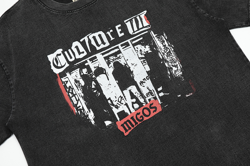 Футболка Gallery Dept Culture "Black/Gray" фото № 9