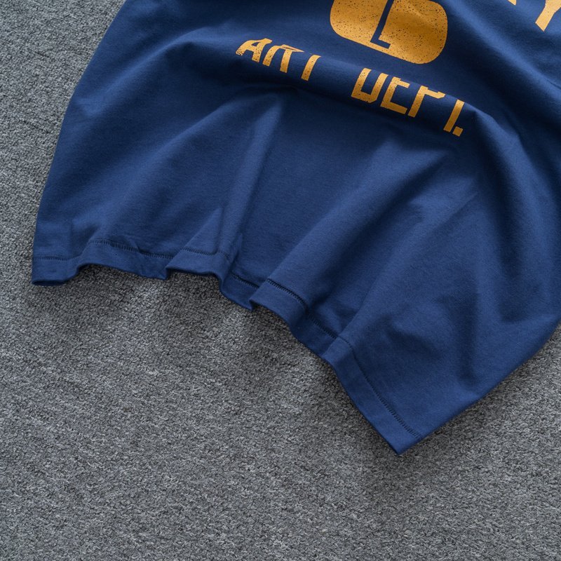 Футболка Gallery Dept With Size Print "Blue/Yellow" фото № 6