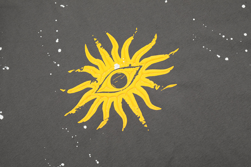 Футболка Gallery Dept Sun Eye "Dark Grey" фото № 3