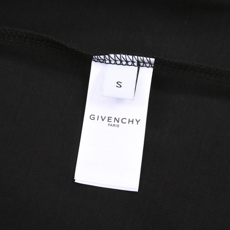Футболка Givenchy Style 2023 With Logo "Black" фото № 4