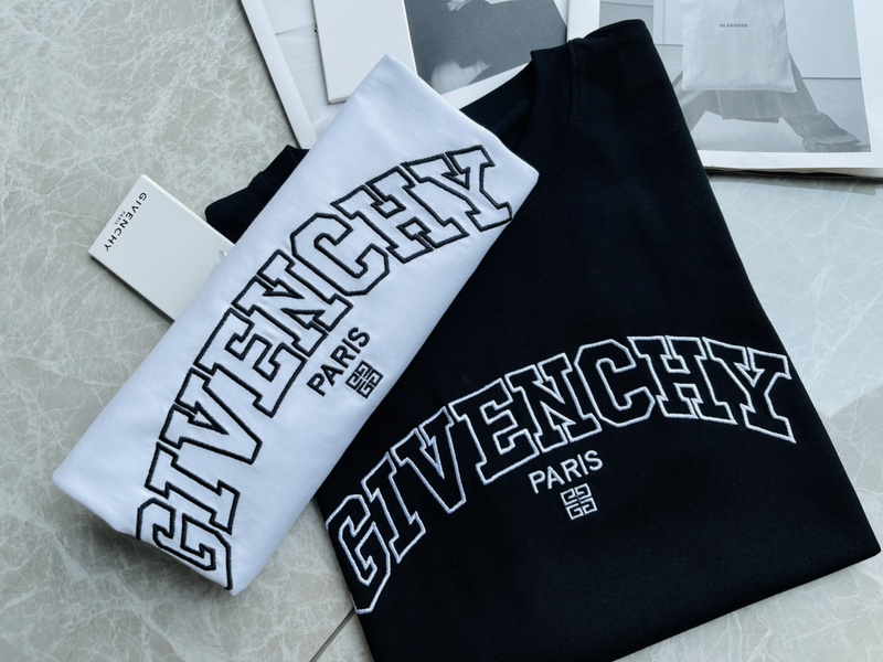 Футболка Givenchy Text In A Semicircle "Black" фото № 5