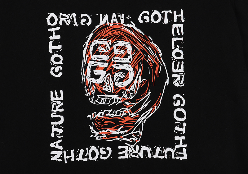 Футболка Givenchy Skull With Symbols "Black" фото № 3