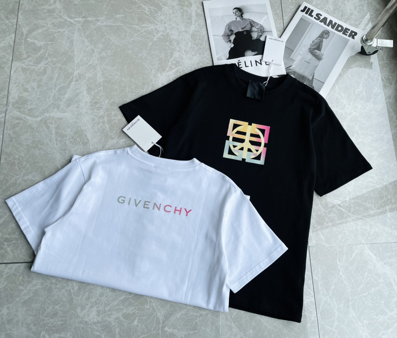 Футболка Givenchy Color Logo "Black" фото № 3