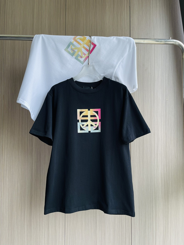 Футболка Givenchy Color Logo "Black" фото № 4