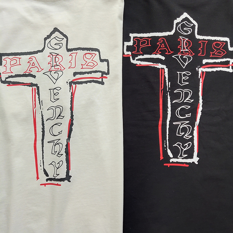 Футболка Givenchy Cross On The Back "Black" фото № 4