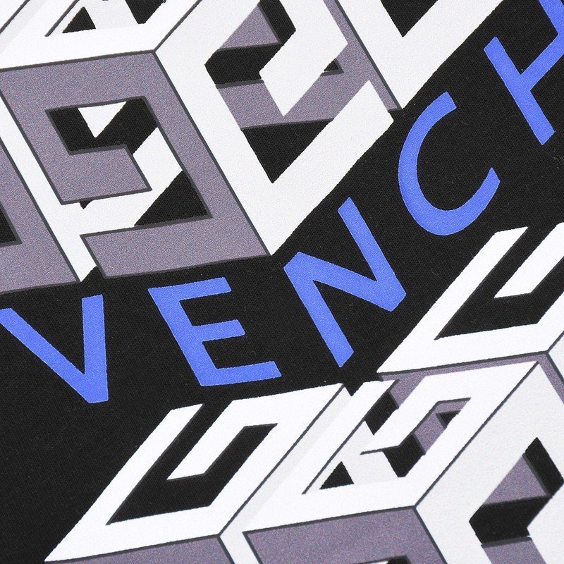 Футболка Givenchy Cube - Separation "Black" фото № 5