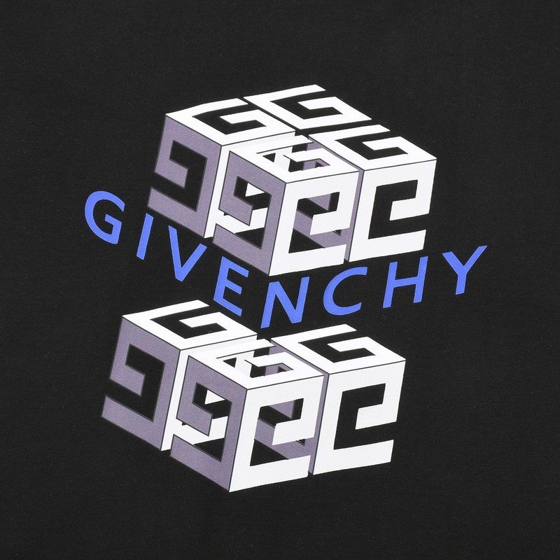 Футболка Givenchy Cube - Separation "Black" фото № 6