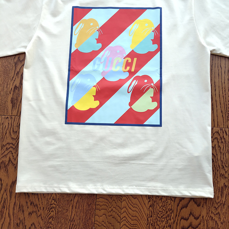 Футболка Gucci With A Colorful Picture "White" фото № 3