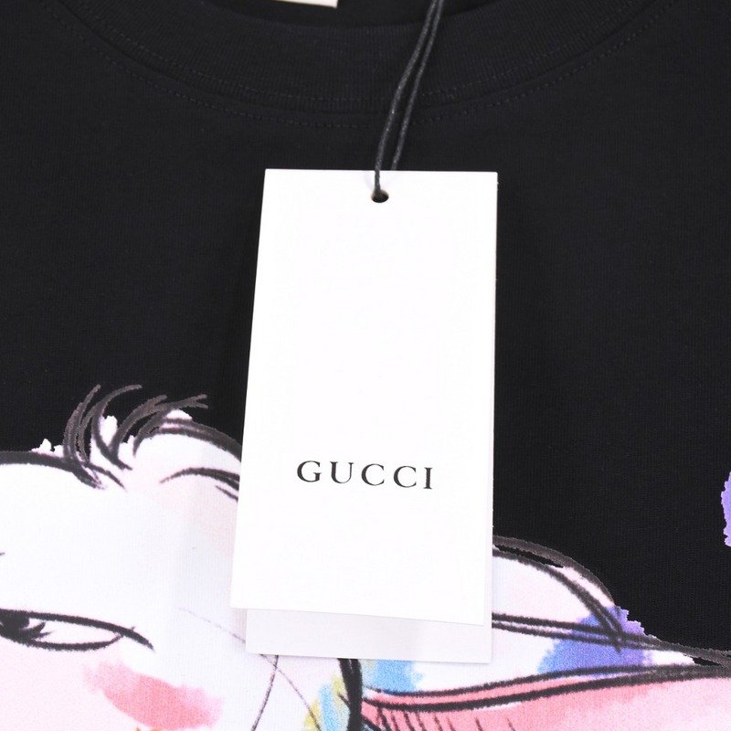 Футболка Gucci The Boxer Hare "Black" фото № 3